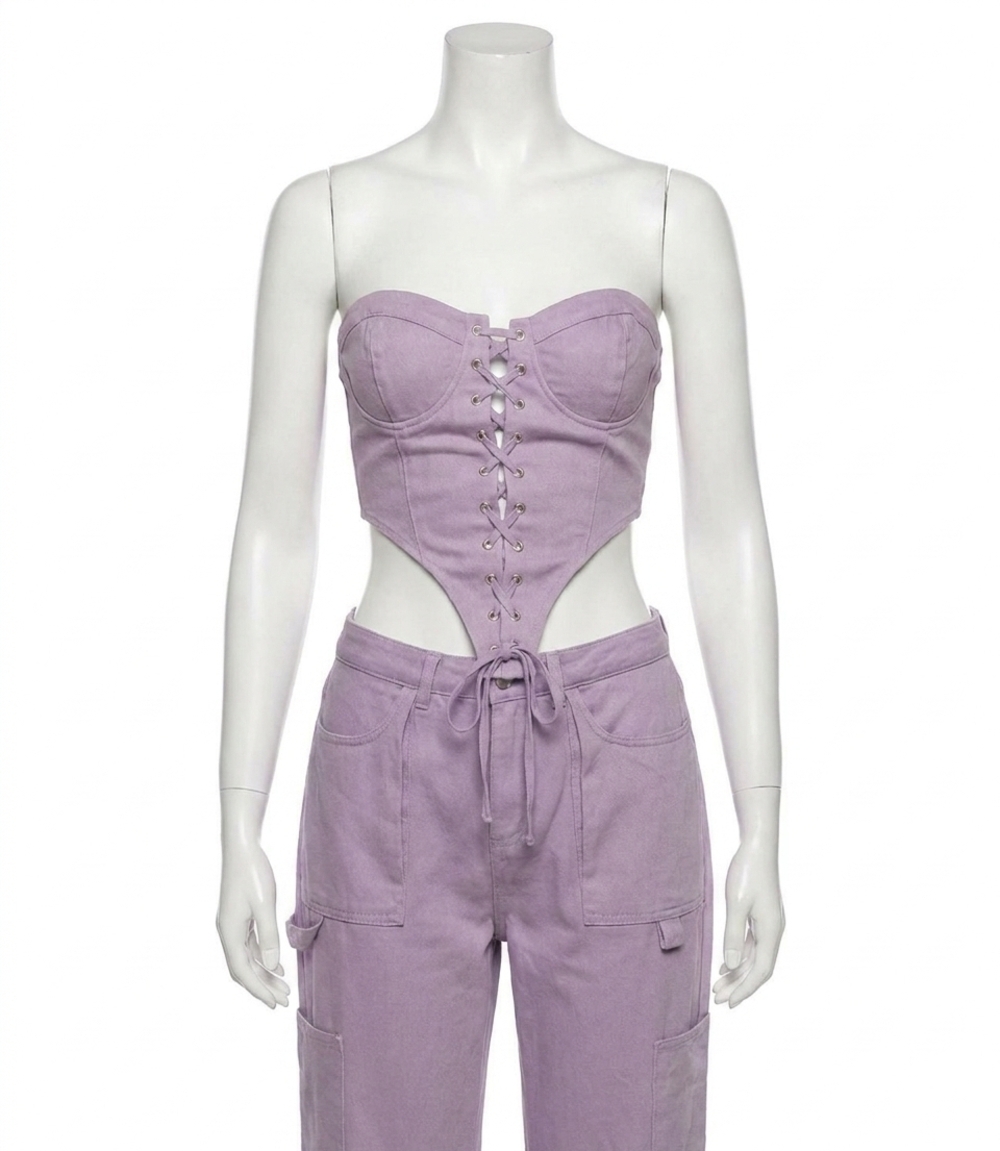 NEW LE LIS daydreamin’ set in lavender